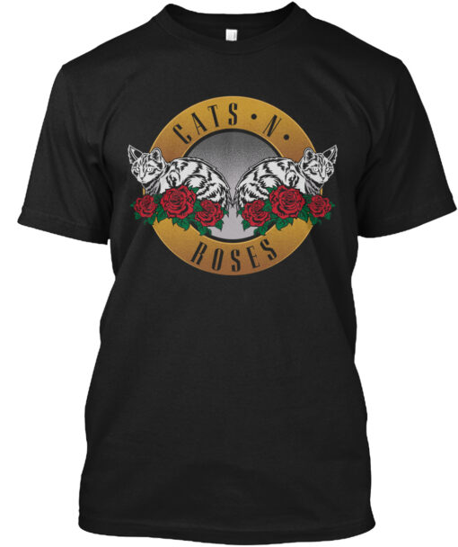 Cats And Roses Gardening Shirt