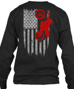 Dirt Bike - Usa Flag Shirt