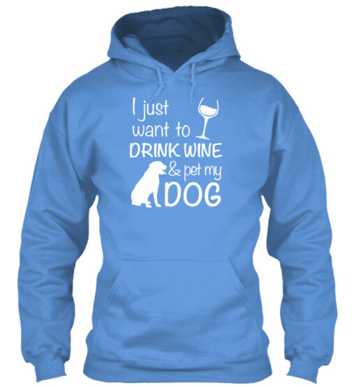 Drink Wine And Pet My Dog Shirt