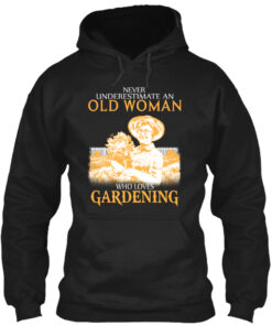 Old Woman Who Loves Gardening Shirt