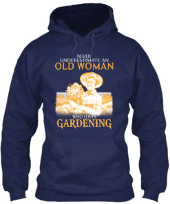 Old Woman Who Loves Gardening Shirt