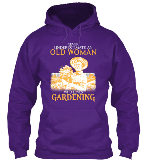 Old Woman Who Loves Gardening Shirt