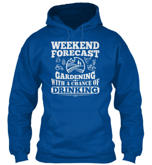 Weekend Forecast Gardening T Shirts